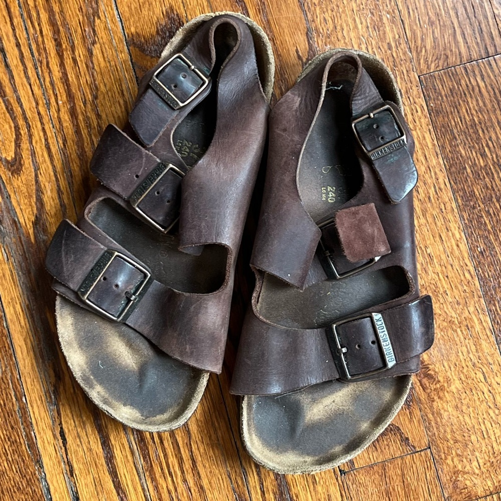 2 strap Birkenstock with backstrap, size 37